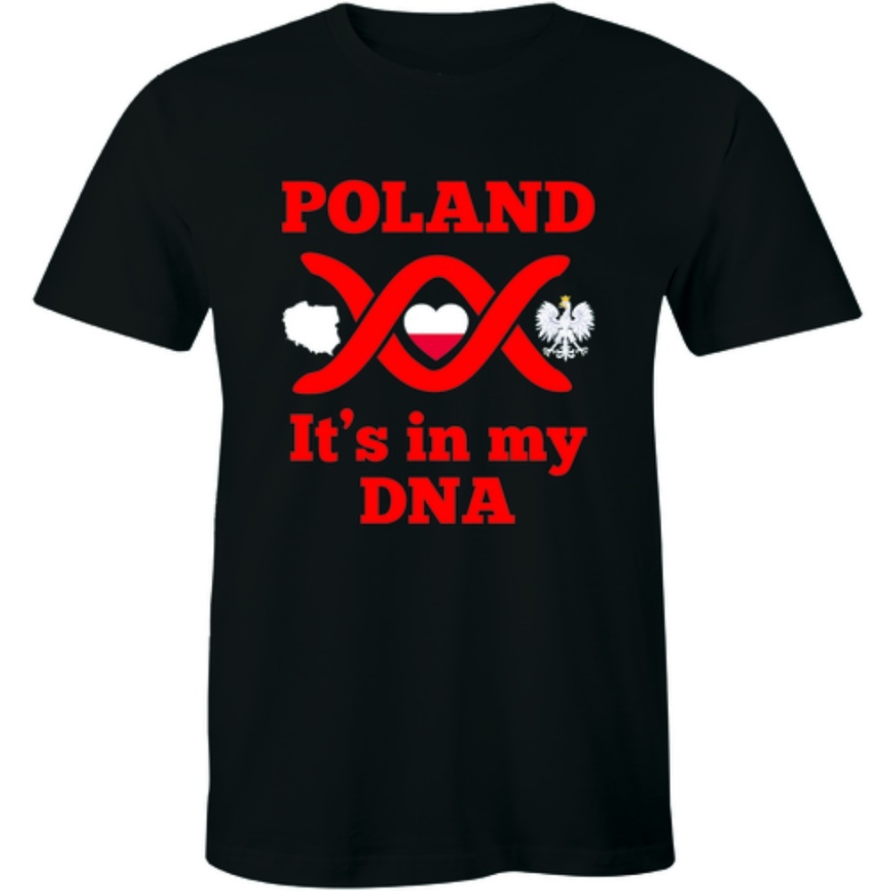 POLAND It's In My DNA Meska Koszulka Men's T-shirt